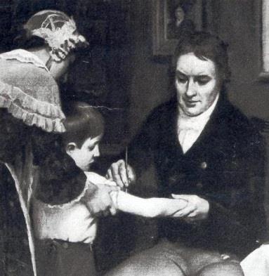 Vacinação 1796 - Edward Jenner, médico Provou que a cowpox/vaccinia passava diretamente de uma pessoa para outra: vaccination.