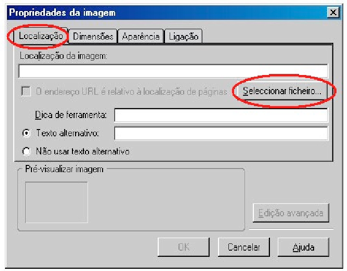 I n s er i r u m a i m a g e m Para inserir uma imagem, deve clicar no menu Inserir > Imagem ou no botão Imagem da barra de ferramentas.