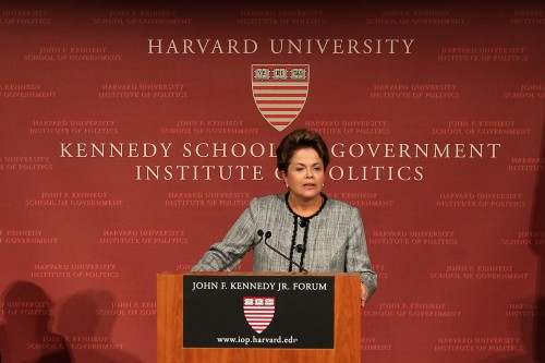 Presidente Dilma em Harvard Estamos no bom caminho com o programa Ciência Sem Fronteiras.