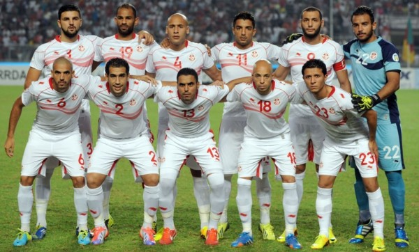 Equipe nacional da Tunisia - Divulgação Tende a ser o time do Norte com mais dificuldades para avançar de fase em seu grupo com Argélia e Senegal.