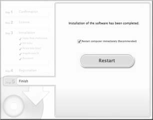 Guia de Iniciação ao Software Instalar o Software no Macintosh SO Compatíveis MAC OS X 10.6-10.7 1 Verifique se a câmara não está ligada ao computador. 2 Introduza o EOS Solution Disk (CD).