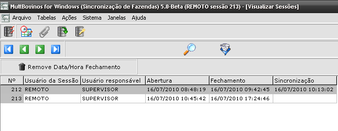 A sessão fechada (SESSAO_FECHADA_XXX) será gerada no computador em: C:\Wbovinos\DataBase.