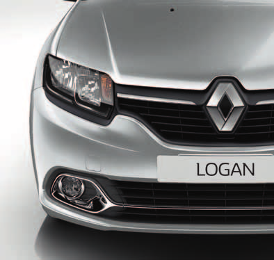 Sinônimo de elegância Com linhas elegantes e sofisticadas, o Logan é um carro de presença marcante.