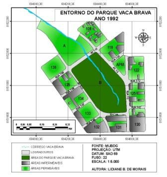 Goiânia/GO - 19 a 22/11/2012 do entorno do parque, foco do nosso estudo, e a conseqüente extrapolação do sistema de drenagem urbana e inundações.