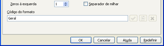 Formatando as células - Números Casas decimais Nesta opção permite formatar as células de