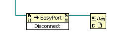 Por fim, da mesma forma feita anteriormente, deve ser feita a desconexão do computador com a bancada que é feita utilizando a estrutura mostrada na Figu