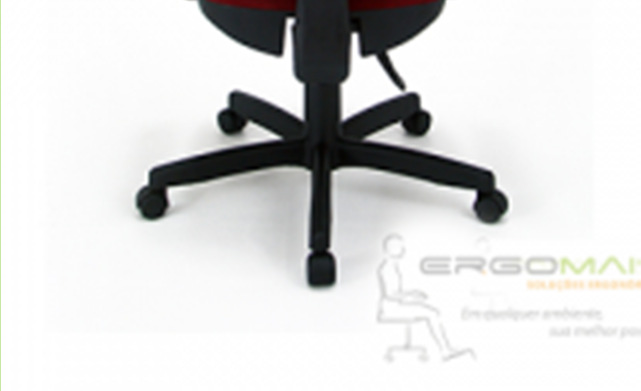 - CADEIRA ERGONÔMICA ESCRITÓRIO PLUS ALTA As cadeiras ergonômicas Plus possuem assento e encosto em espuma injetada ponto a ponto que não deforma.