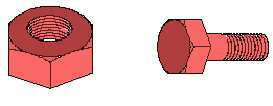 ROSCAS Rosca é um conjunto de filetes em torno de uma superfície cilíndrica. Figura 6 - Filetes gerados em uma superfície cilíndrica As roscas podem ser internas ou externas.
