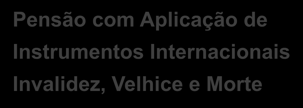 Prestações diferidas do Sistema de Previdencial Pensão com