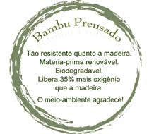 Linha ecológica M788 - Travessa bambu 45x12x5 cm 7898527401157 M787-2 Bandejas - Bambu natural 30cm / 35cm 7898527401140 M789 - Saladeira bambu Ø29x12cm 7898527401164 cx c/05 pçs M797 - Saladeira