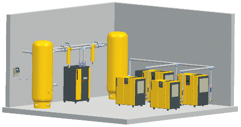 Design de Sistemas de Ar Comprimido O time de engenheiros qualificados da Kaeser está sempre a sua disposição para projetar ou otimizar o seu sistema de ar comprimido.