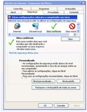 Acessando pelo IE Manual Para realizar o acesso pelo Internet Explorer, é