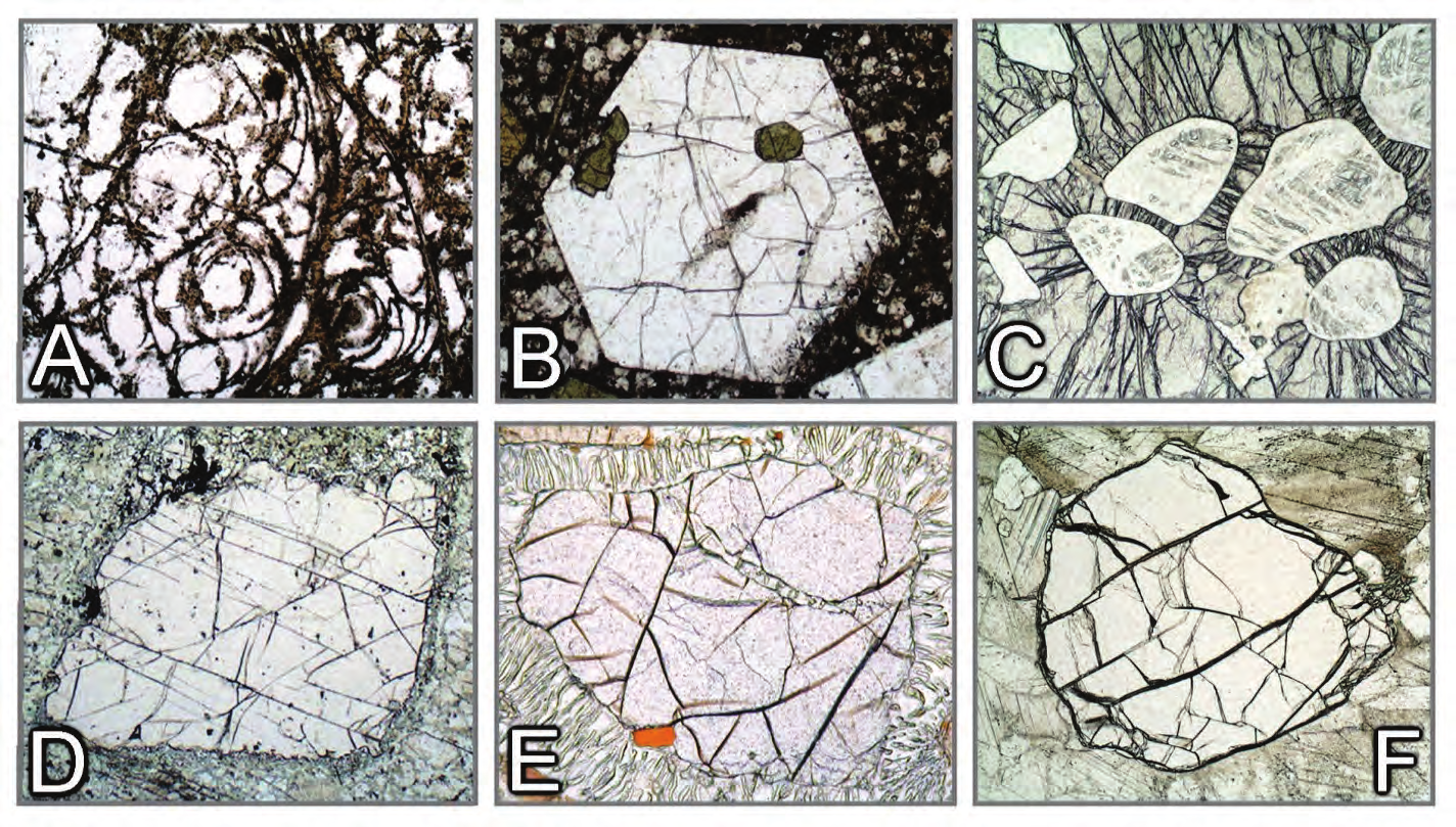 Propriedades morfológicas: clivagem e fratura clivagens, críticos para a identificação de certos minerais, somente devem ser observados naquelas seções apropriadas (Fig. 3-11 A,B).