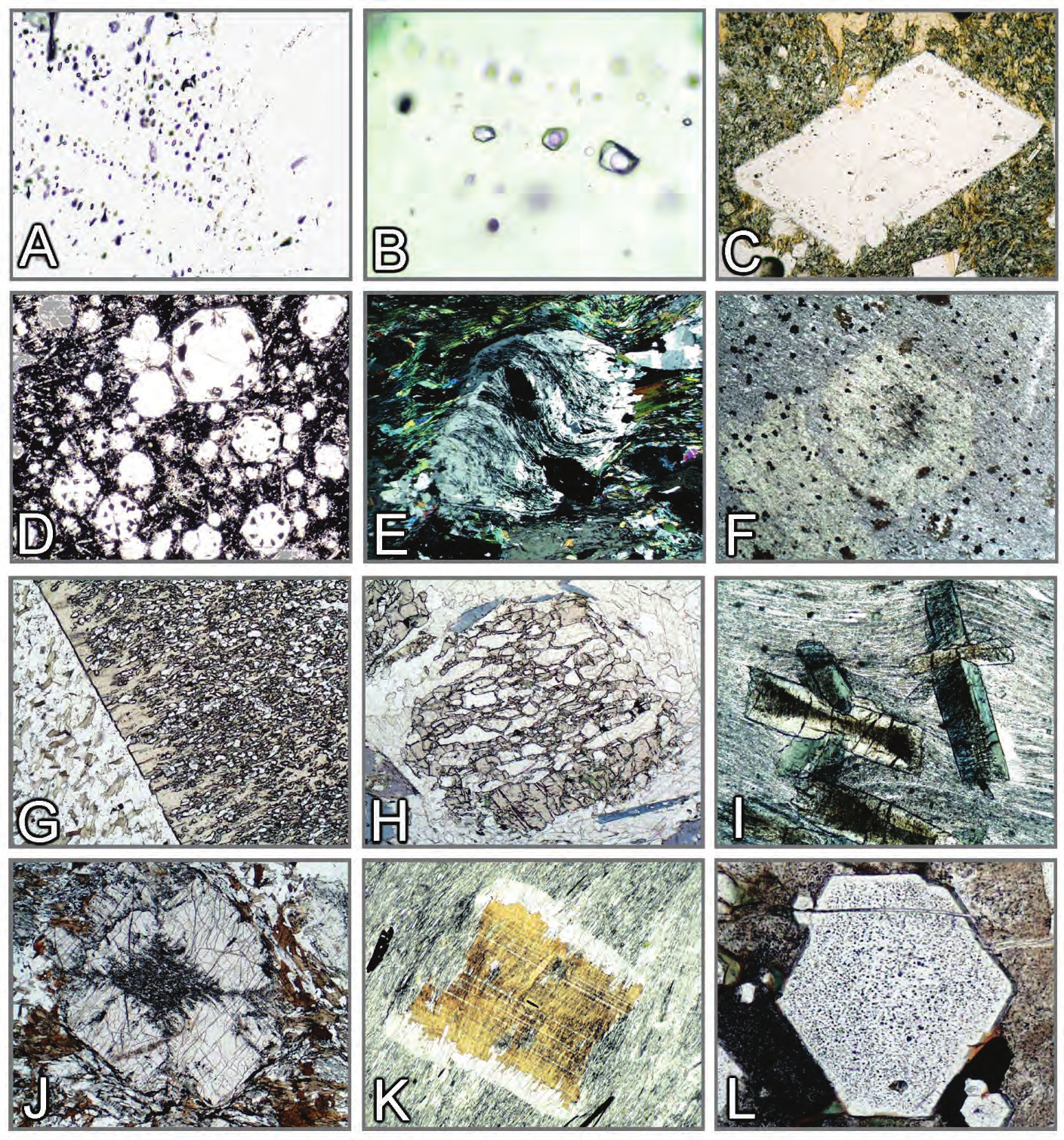Propriedades morfológicas: inclusões dos minerais hospedeiros circundantes, e estes defeitos estruturais se tornam visíveis na forma de halos coloridos concêntricos ao redor da inclusão (Fig. 3-30).
