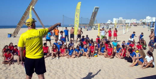 Youth Summer Festival do Voleibol de Praia.