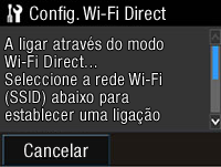 Você verá uma tela como esta: 9. Navegue para baixo para ver o SSID (nome da rede Wi-Fi) e a senha. 10.