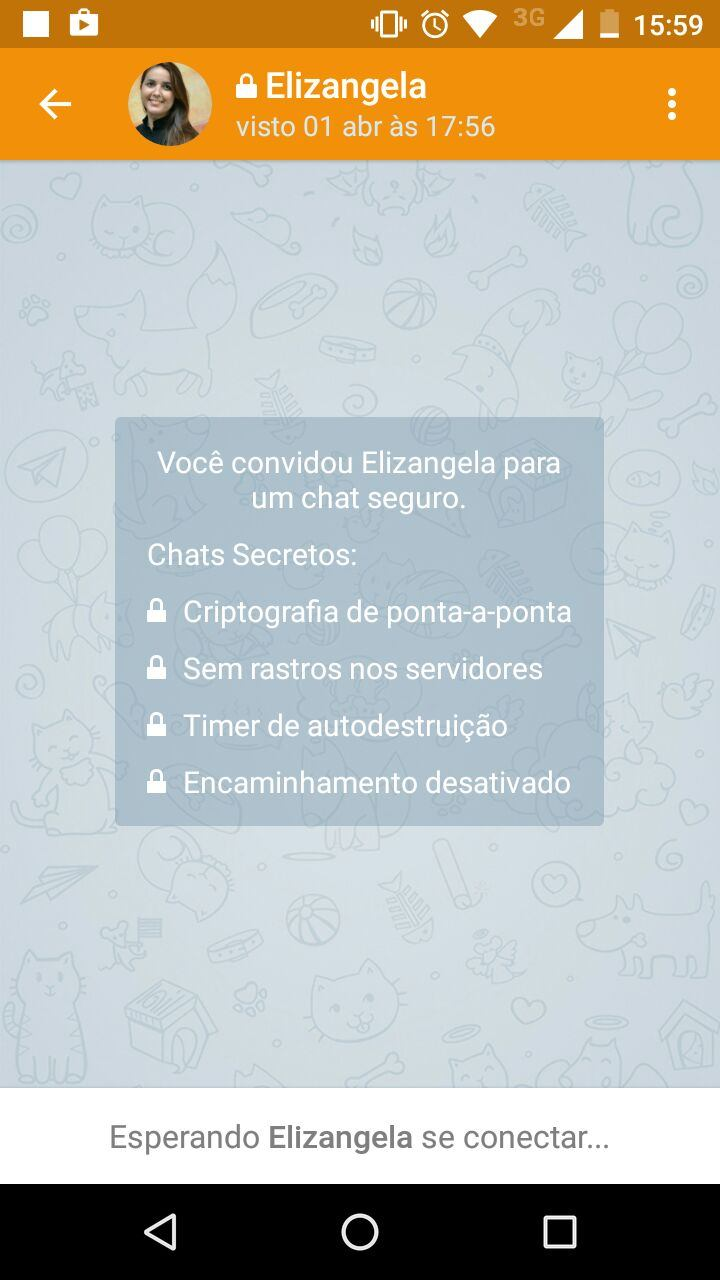 Criação de Chat Seguro Selecione a opção de Novo Chat Seguro, que se encontra no menu principal na parte superior do lado esquerdo da tela.