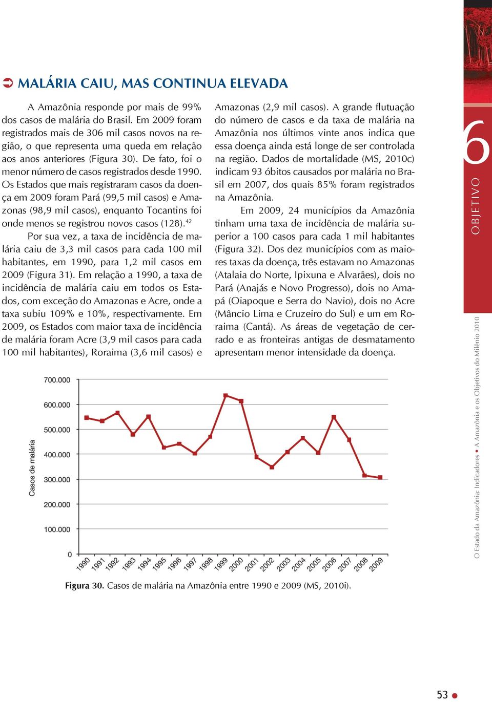 Os Estados que mais registraram casos da doença em 2009 foram Pará (99,5 mil casos) e Amazonas (98,9 mil casos), enquanto Tocantins foi onde menos se registrou novos casos (128).