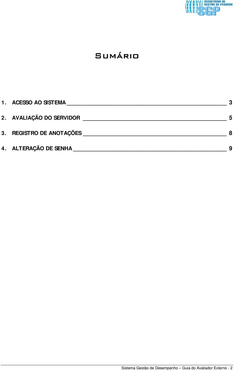 REGISTRO DE ANOTAÇÕES 8 4.