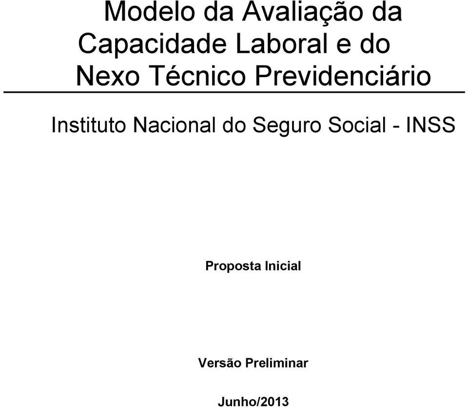Instituto Nacional do Seguro Social -