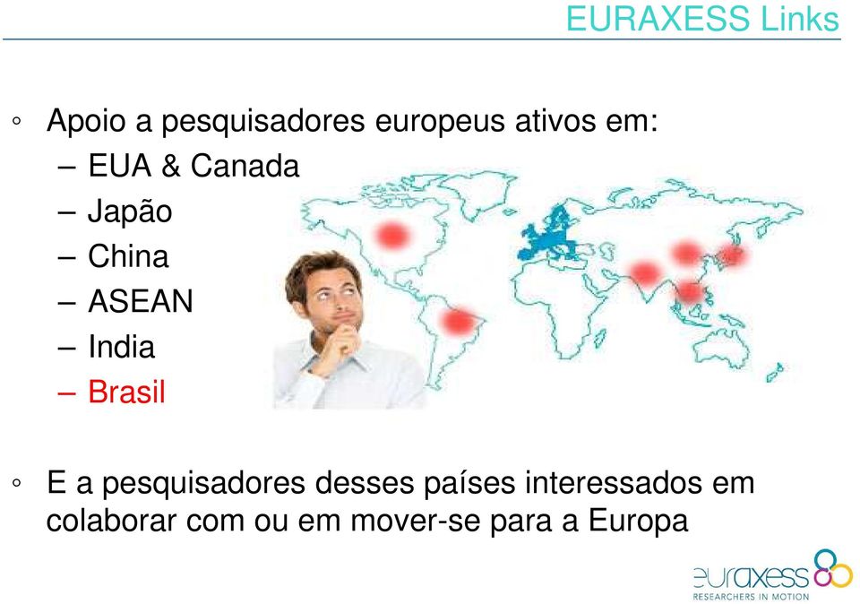 Brasil E a pesquisadores desses países