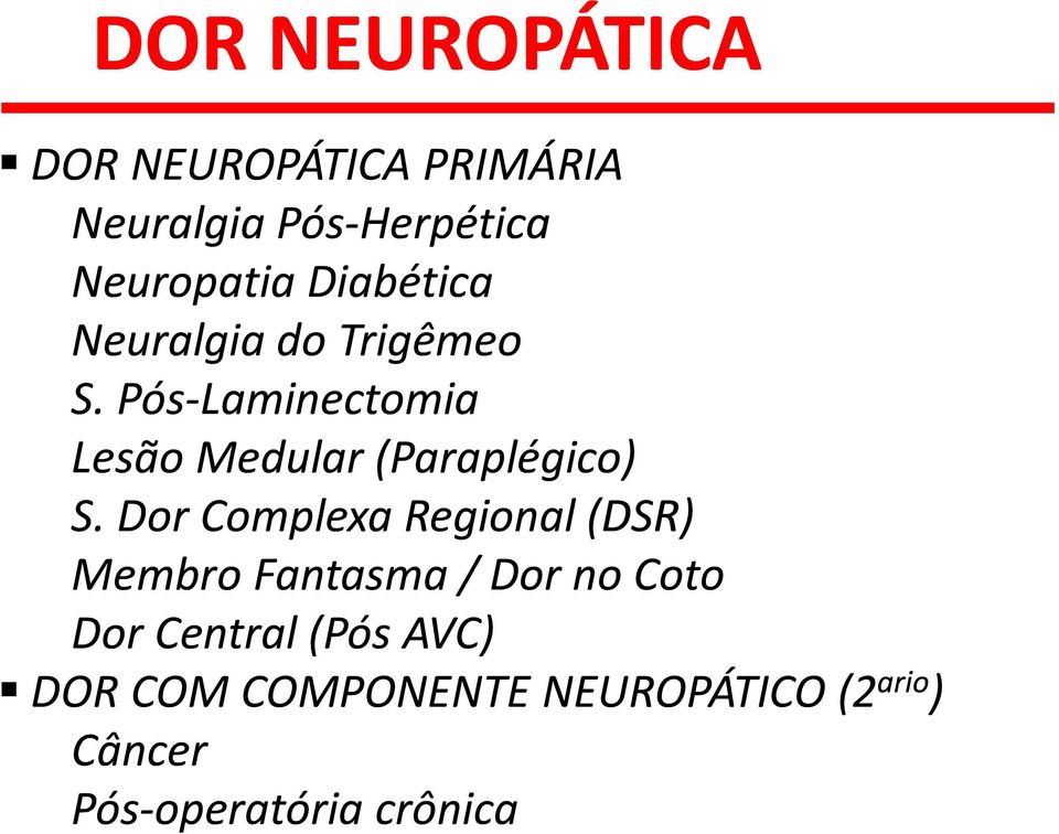 Pós-Laminectomia Lesão Medular (Paraplégico) S.