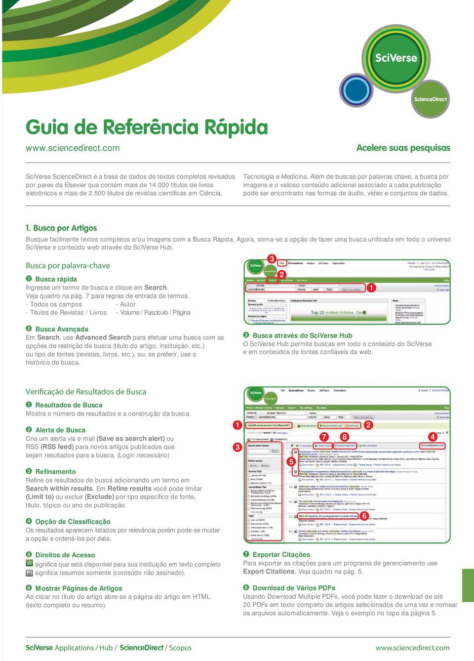 Além de buscas por palavras chave, a busca por imagens e o valioso conteúdo adicional associado a cada publicação pode ser encontrado nas formas de áudio, vídeo e conjuntos de dados.