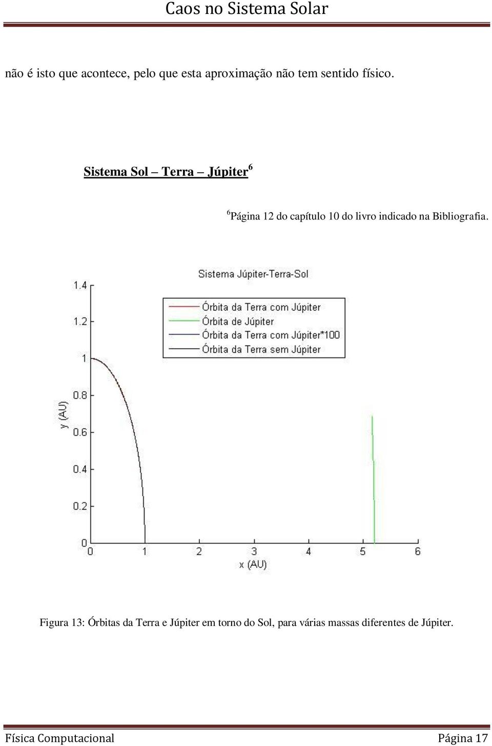 Sistema Sol Terra Júpiter 6 6 Página 12 do capítulo 10 do livro indicado