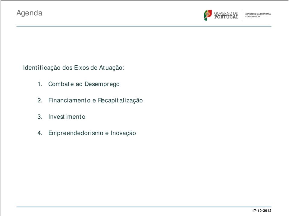 Financiamento e Recapitalização 3.