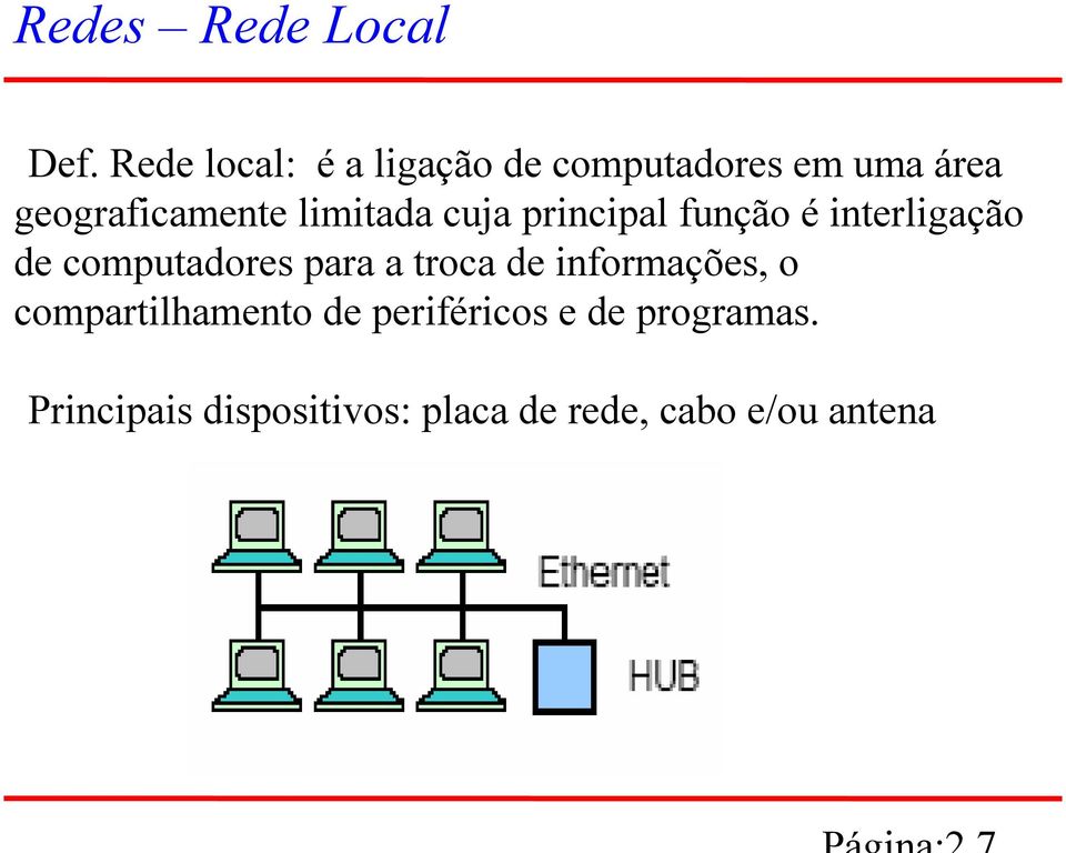 limitada cuja principal função é interligação de computadores para a