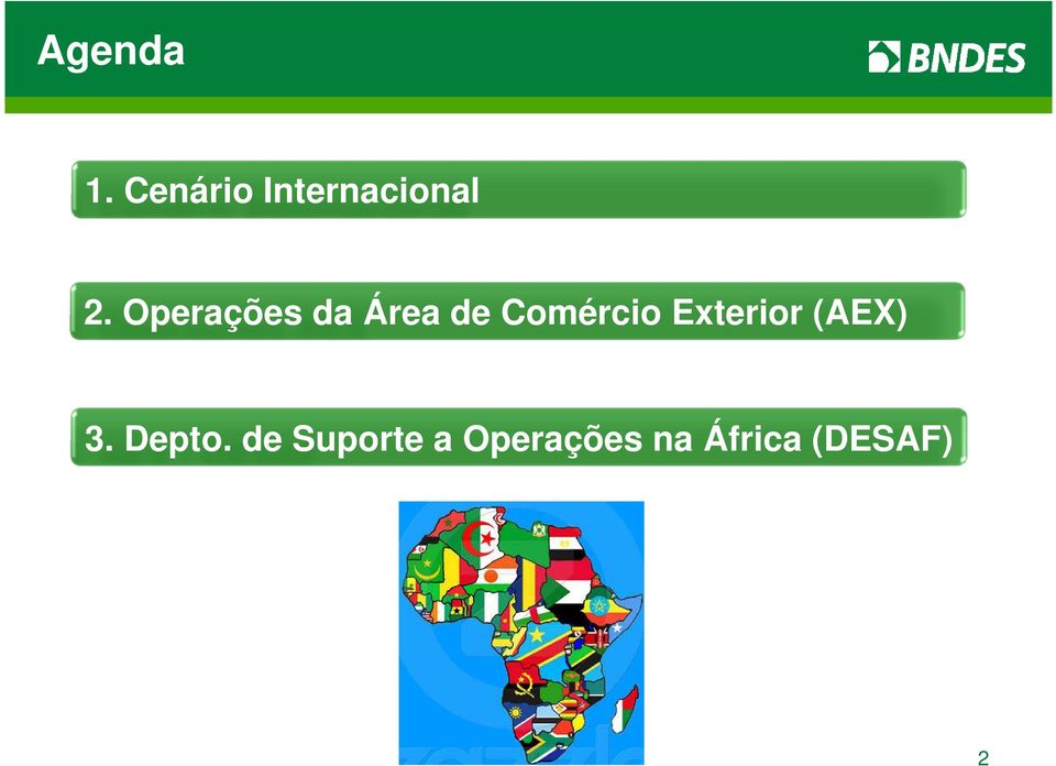 Operações da Área de Comércio