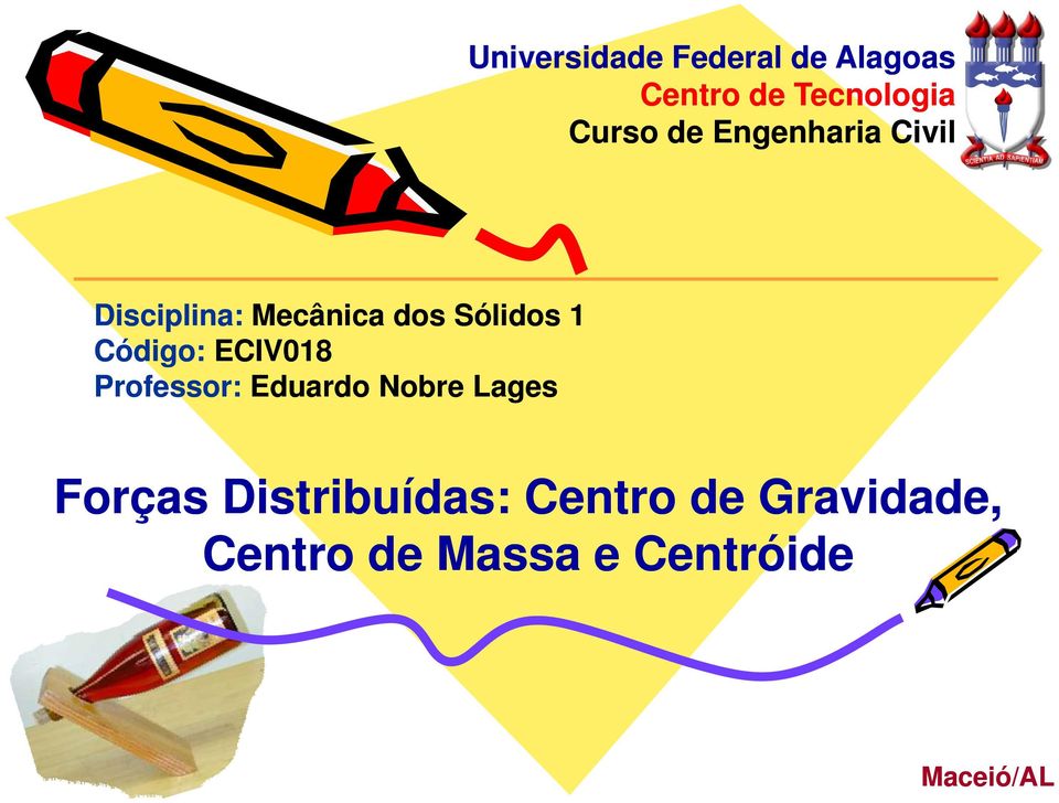 Código: ECIV018 Professor: Edurdo Nobre Lges Forçs