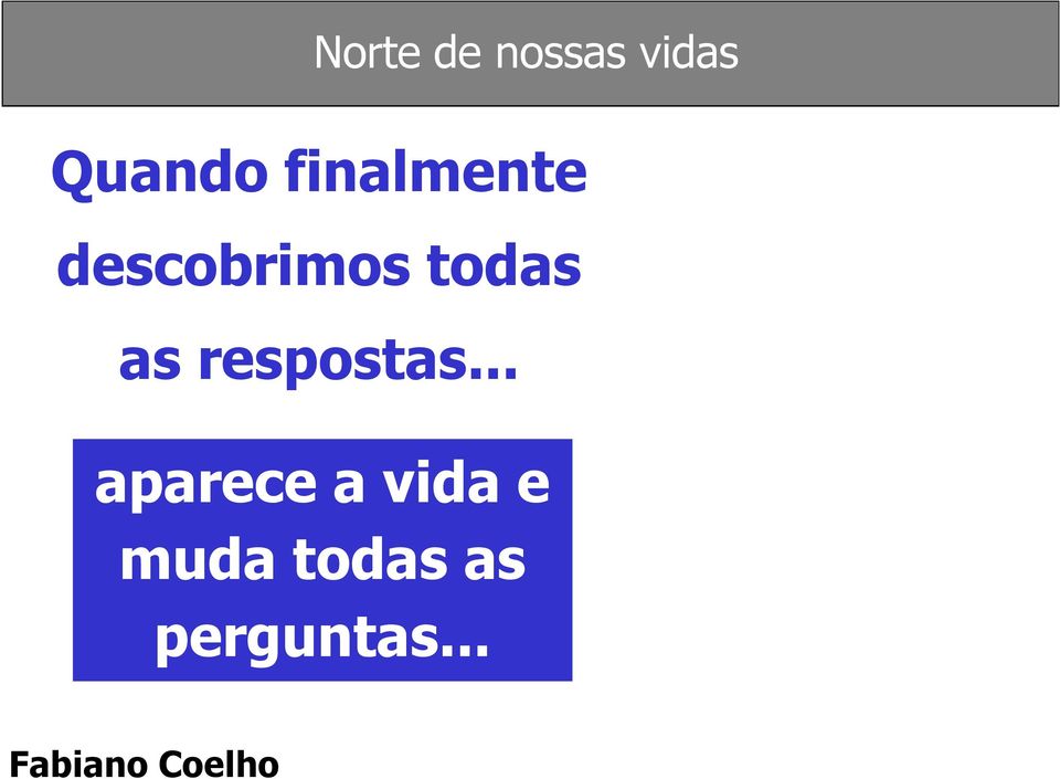 as respostas.