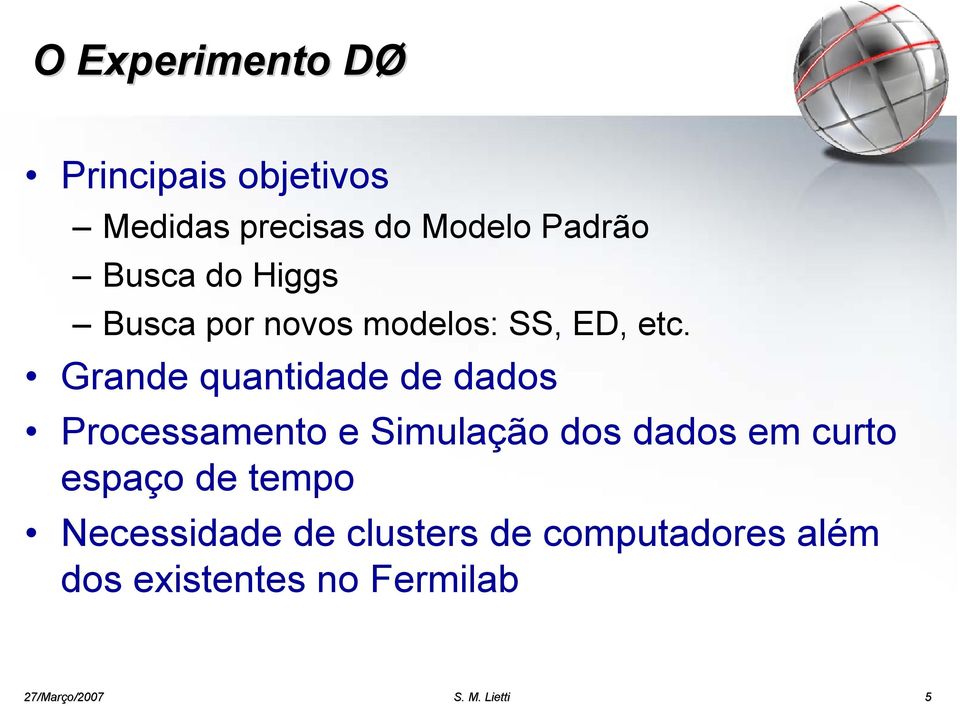 Grande quantidade de dados Processamento e Simulação dos dados em curto