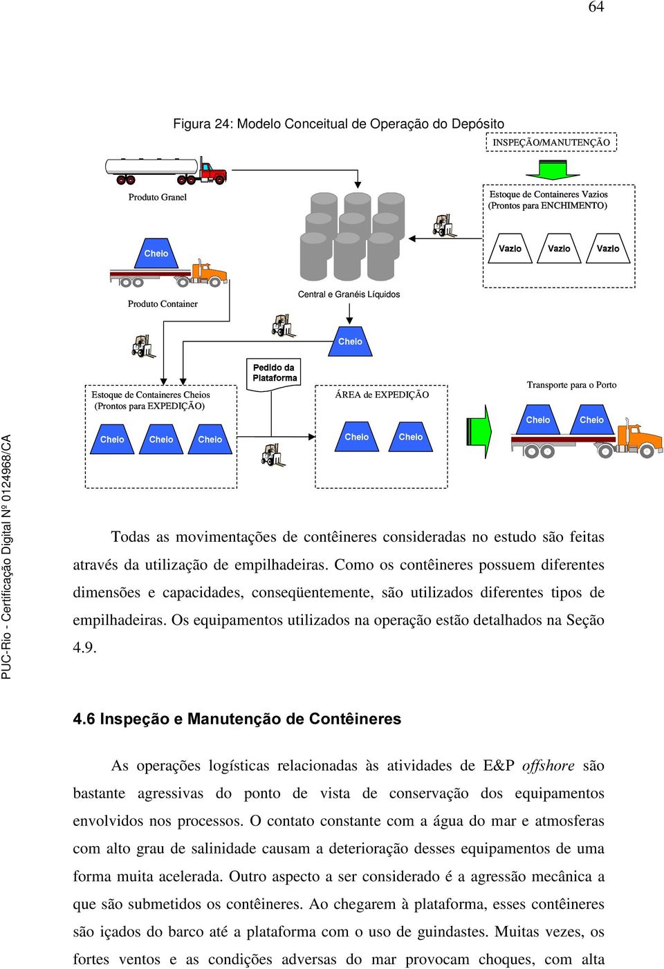 ÒÎÓ ÎÔ ÌqÕ Ö Î Î ÁREA de EXPEDIÇÃO ÈDÉ Ê Ë Ì ÈDÉ Ê Ë Ì Transporte para o Porto ÈDÉ Ê Ë Ì ÈDÉ ÊËÌ Todas as movimentações de contêineres consideradas no estudo são feitas através da utilização de