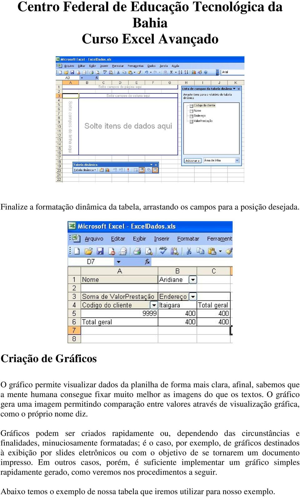 O gráfico gera uma imagem permitindo comparação entre valores através de visualização gráfica, como o próprio nome diz.