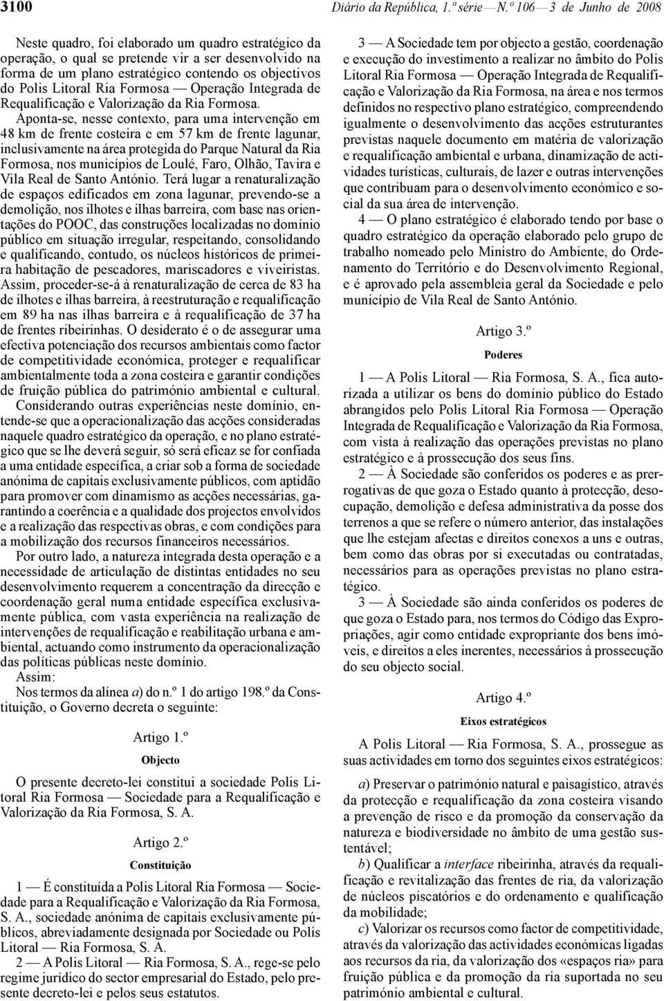 Litoral Ria Formosa Operação Integrada de Requalificação e Valorização da Ria Formosa.