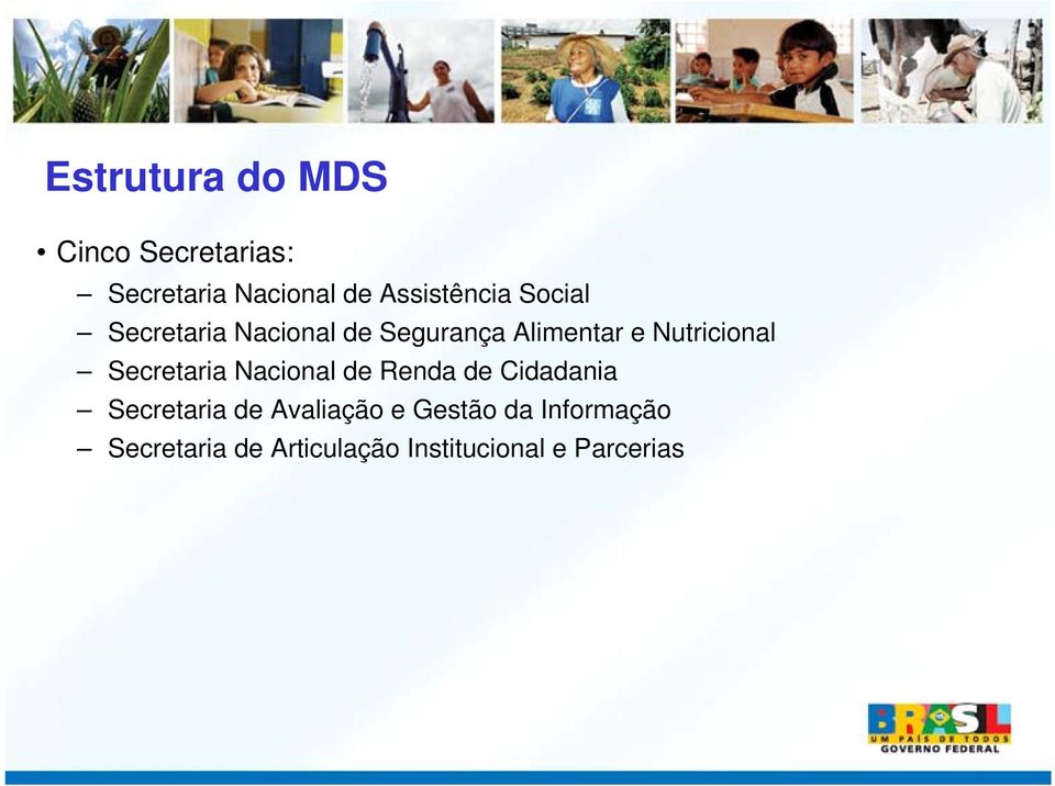 Nutricional Secretaria Nacional de Renda de Cidadania Secretaria de