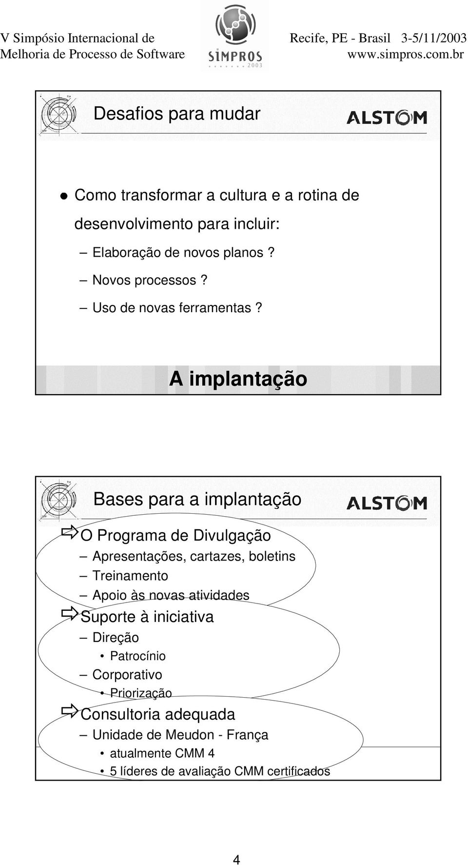 7 Bases para a implantação O Programa de Divulgação Apresentações, cartazes, boletins Treinamento Apoio às novas atividades uporte à iniciativa