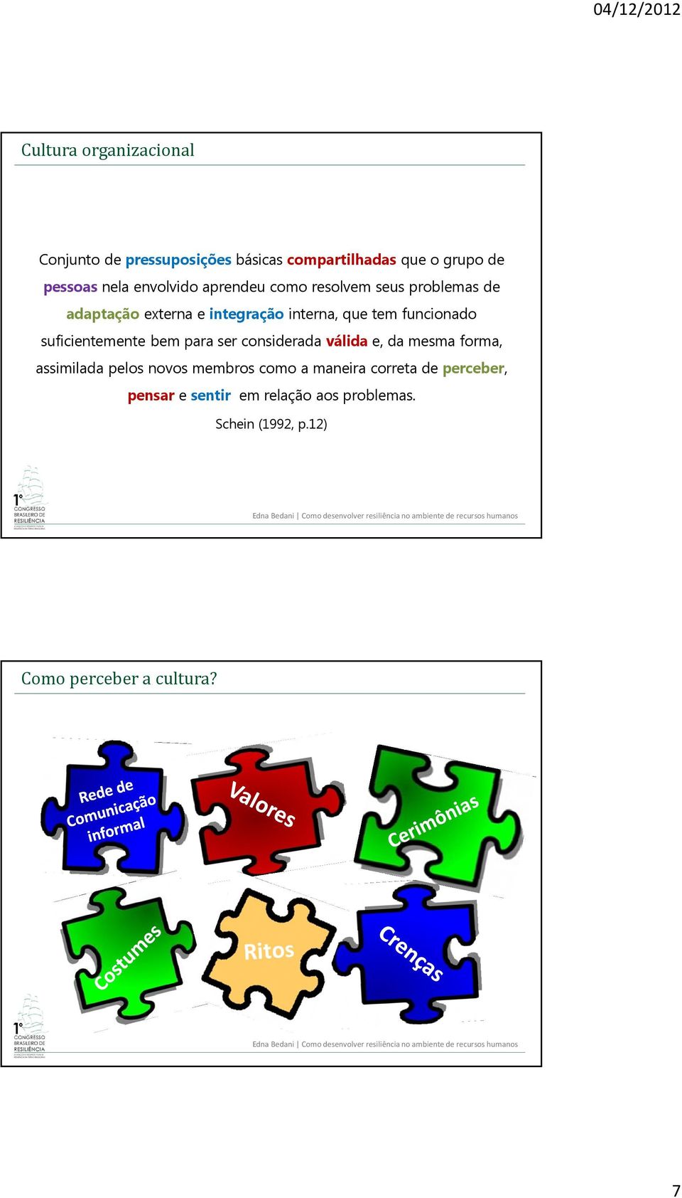 funcionado suficientemente bem para ser considerada válida e, da mesma forma, assimilada pelos novos membros