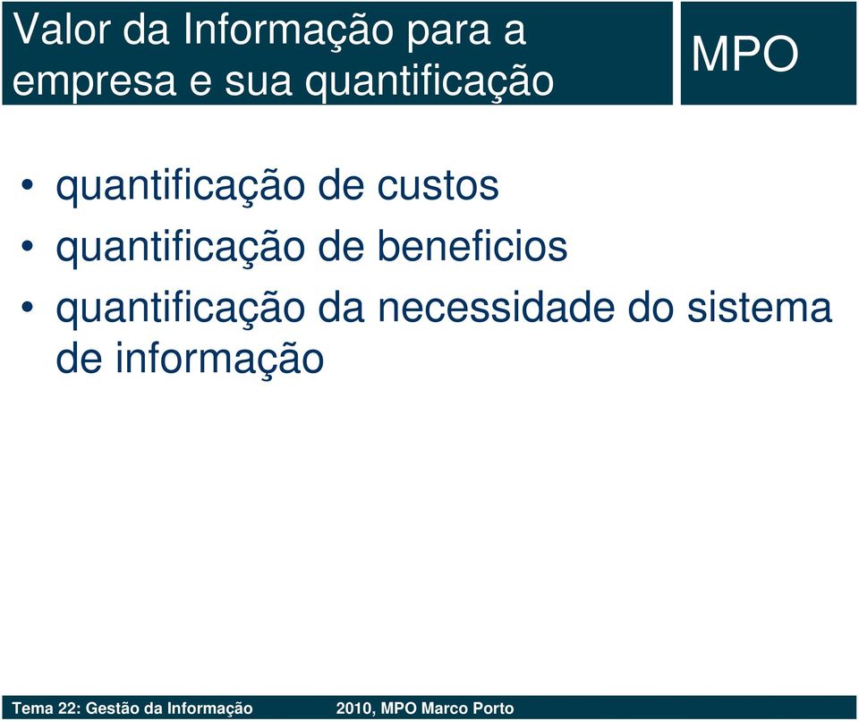 de beneficios quantificação da necessidade do