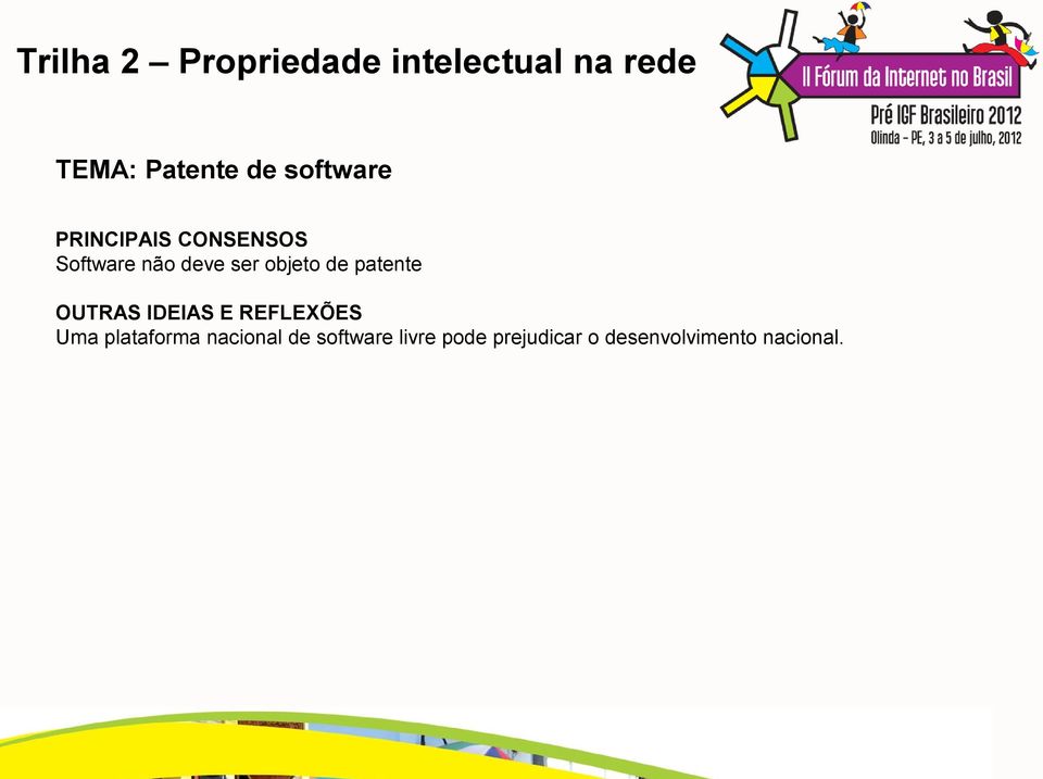 IDEIAS E REFLEXÕES Uma plataforma nacional de