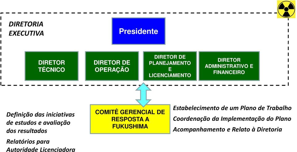 LICENCIAMENTO DIRETOR ADMINISTRATIVO E FINANCEIRO Definição das iniciativas de estudos e avaliação dos resultados