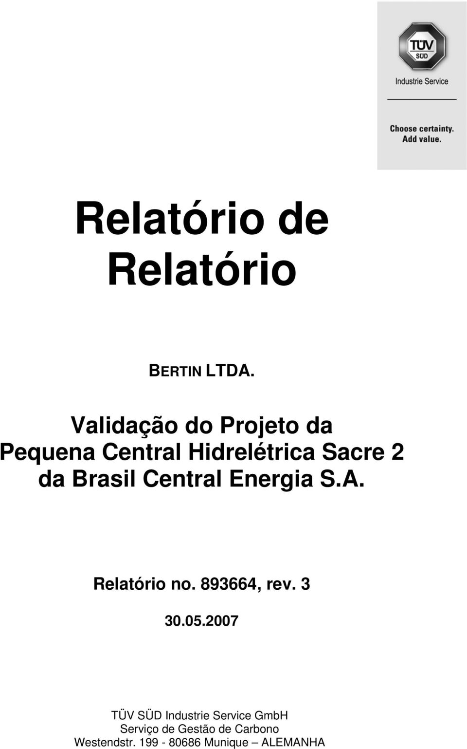 2 da Relatório no. 893664, rev. 3 30.05.