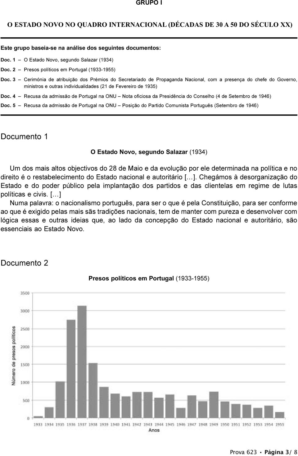 3 Cerimónia de atribuição dos Prémios do Secretariado de Propaganda Nacional, com a presença do chefe do Governo, ministros e outras individualidades (21 de Fevereiro de 1935) Doc.