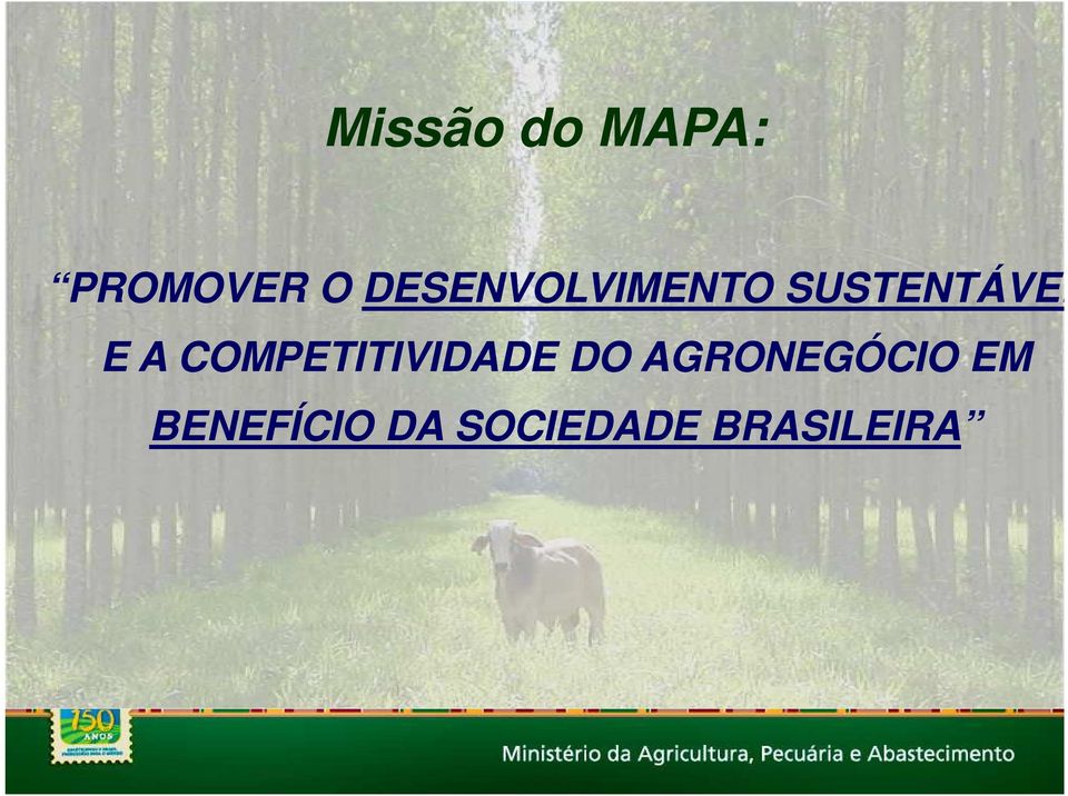 COMPETITIVIDADE DO AGRONEGÓCIO