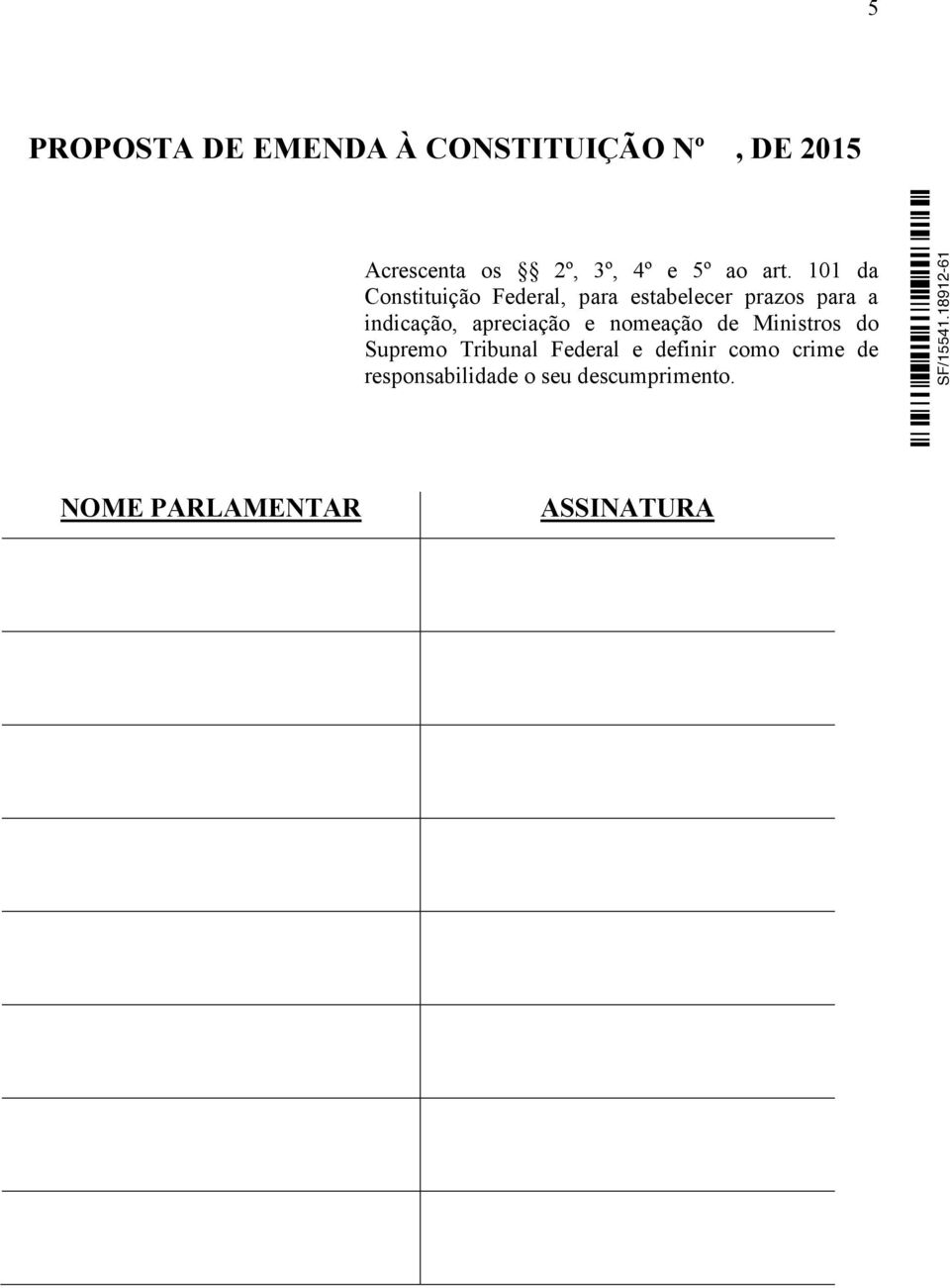 CONSTITUIÇÃO Nº,