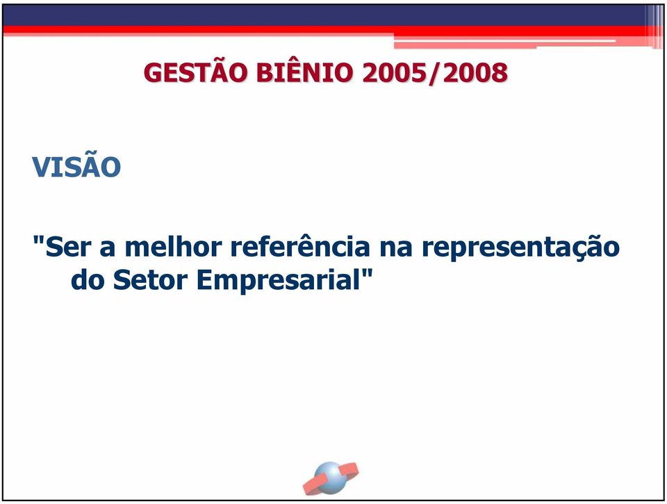 na representação