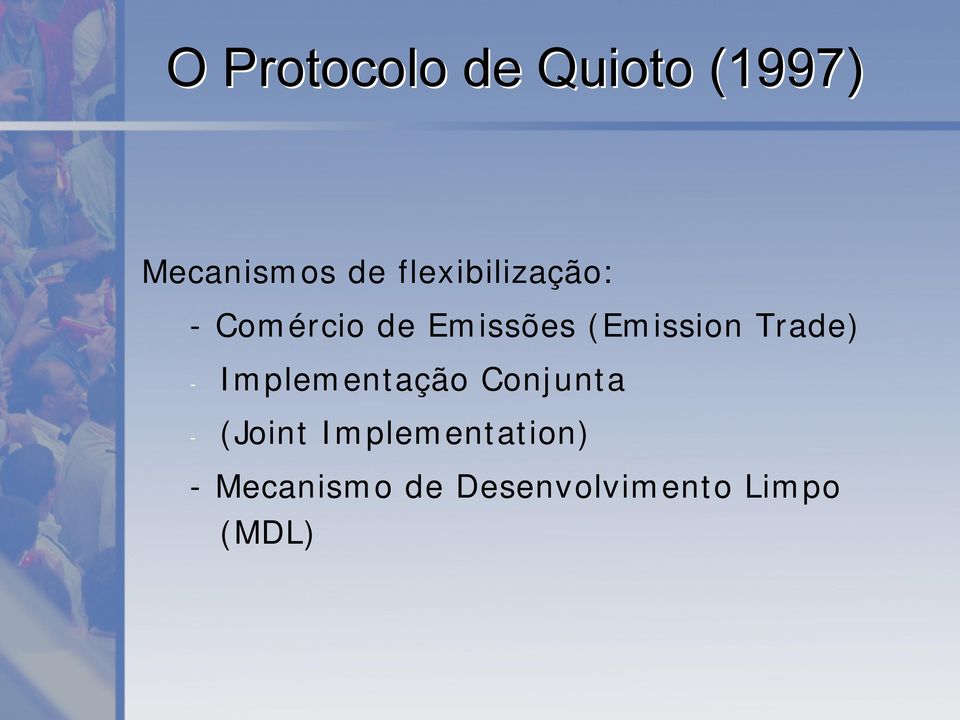 (Emission Trade) - Implementação Conjunta -