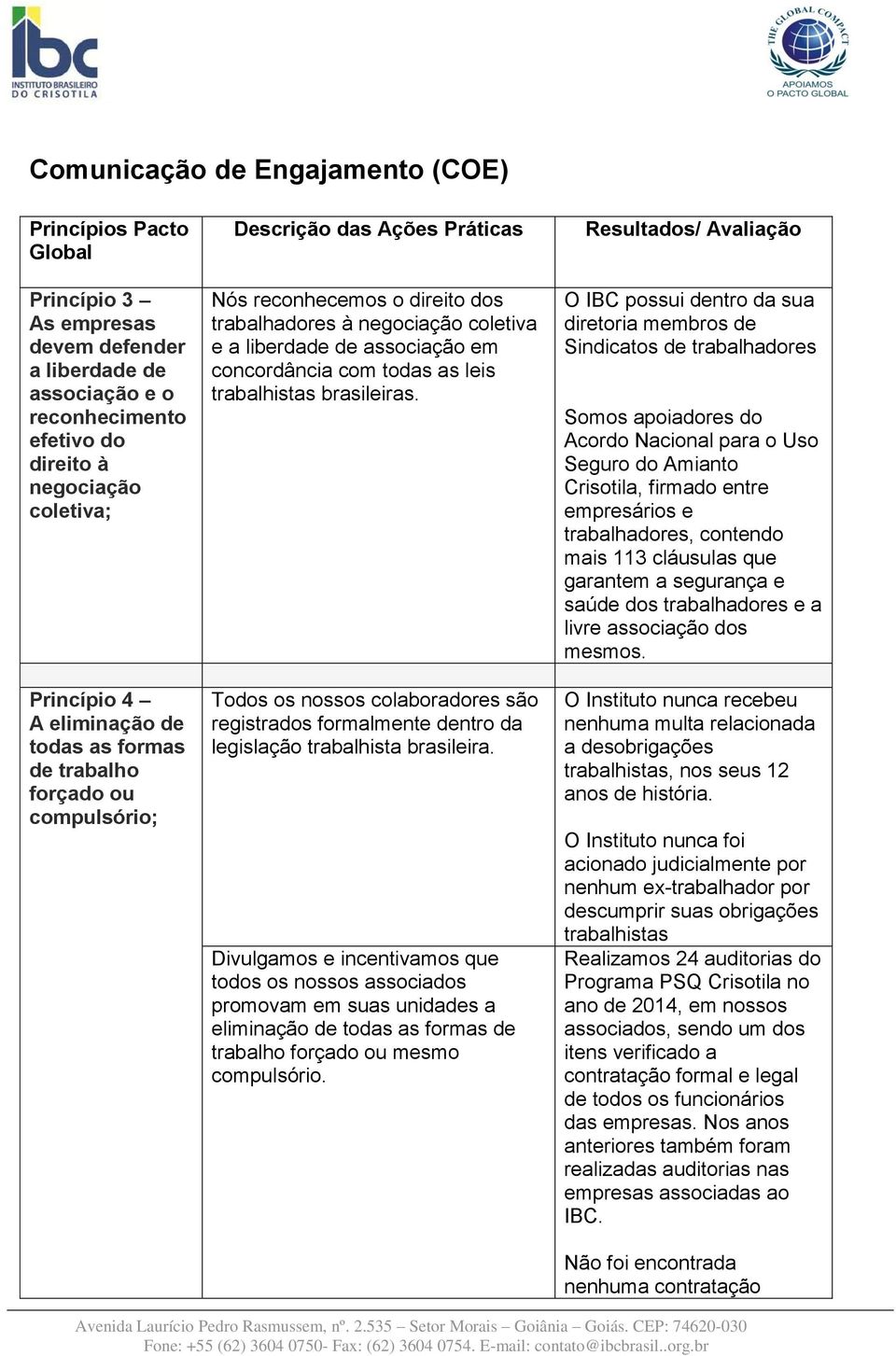 concordância com todas as leis trabalhistas brasileiras. Todos os nossos colaboradores são registrados formalmente dentro da legislação trabalhista brasileira.